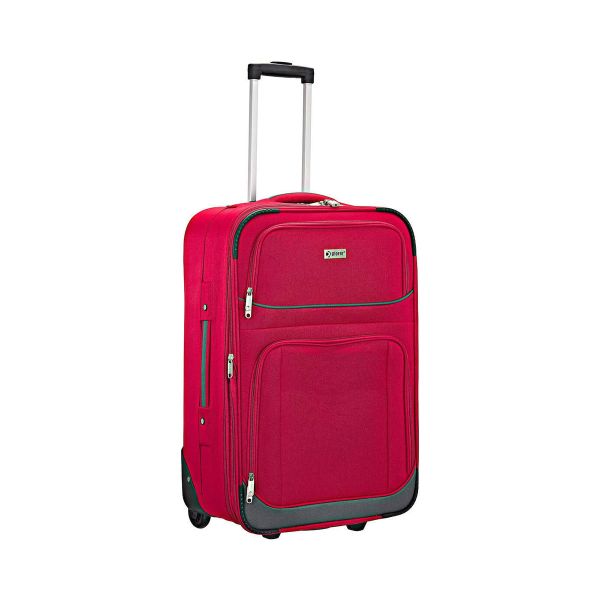 Βαλίτσα Μεσαία XPLORER 2915-24 65εκ Κόκκινο - με 2 Ρόδες & Επέκταση