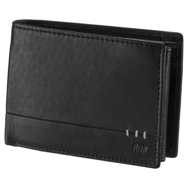 Δερμάτινο Ανδρικό Πορτοφόλι RCM Y33 Μαύρο με RFID Προστασία & 9 Θέσεις για Κάρτες