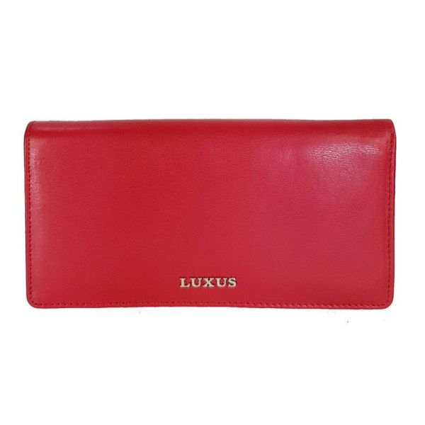 Δερμάτινο Πορτοφόλι Γυναικείο Luxus 50310 ARX Scarlet