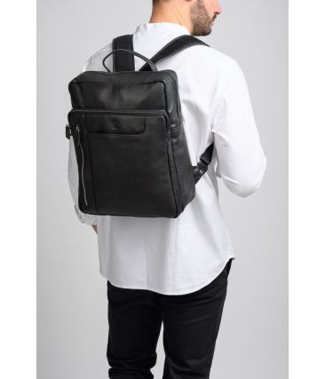  Δερμάτινο Σακίδιο Πλάτης POLO CLUB BH-8473 black