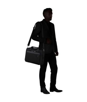 Επαγγελματική Τσάντα / Χαρτοφύλακας Samsonite Evosight Laptop 15.6'' Μαύρο 153525 | Premium με 3 Κεντρικές Θήκες
