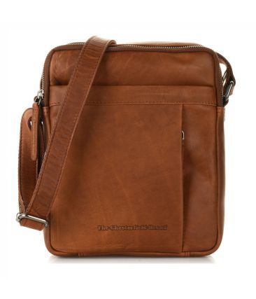 Δερμάτινο Τσαντάκι Ώμου Chesterfield Alva C48.095531 Κονιάκ – Premium Pull-Up Δέρμα με Πολλαπλές Θήκες