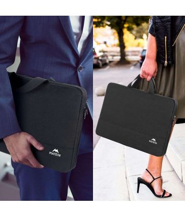 Υφασμάτινος Χαρτοφύλακας Matein 1025 Μαύρο – Για Laptop 15,6" & Αδιάβροχος