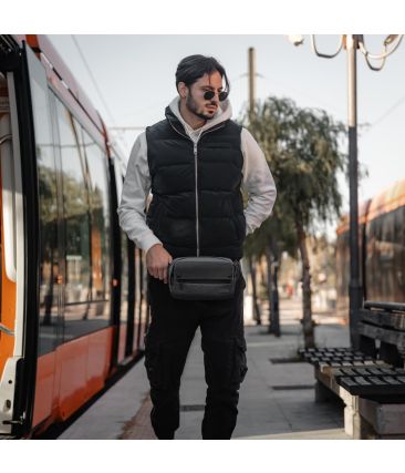 Ανδρικό Τσαντάκι Μέσης CARDINAL 121 Ανθρακί – Compact, Αδιάβροχο & Λειτουργικό για Ταξίδια & Καθημερινή Χρήση