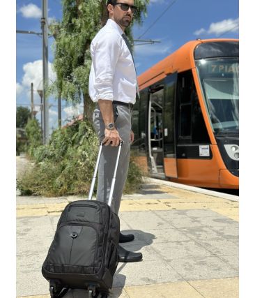 Σακίδιο Πλάτης Τροχήλατο Matein 1212 45L Μαύρο με Ρόδες, Θήκη Laptop 17”, με 4 Ρόδες, Αδιάβροχο & Εργονομικό