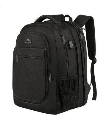 Σακίδιο Πλάτης Επεκτάσιμο Matein 1364 Μαύρο 36,8L για Laptop 15,6” Αδιάβροχο, με Θύρα USB & Αντικλεπτικό