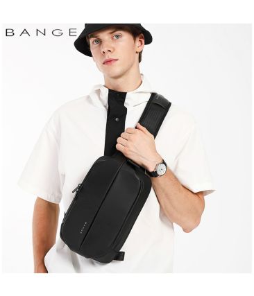Ανδρικό Τσαντάκι Ώμου Χιαστί Bange 7210 Μαύρο – Αδιάβροχο Crossbody Πόλης – Οργάνωση & Αντικλεπτικό