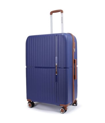 Μεγάλη Άθραυστη Βαλίτσα 76x29x49 Newcom N1596-70 Μπλε | Πολυπροπυλένιο 23 Κιλών και Άνω Αεροπλάνου