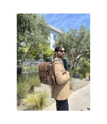 Ανδρικό Σακίδιο Πλάτης Cardinal 15182 Καφέ 12L – Casual για Laptop 14” – Καθημερινή Χρήση, Ελαφρύ & Οργανωμένο