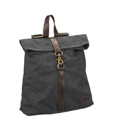 Σακίδιο Πλάτης Rolltop RCM 17400 Μαύρο Αδιάβροχο με Θήκη Laptop 14" – Μοντέρνο για Κάθε Μέρα