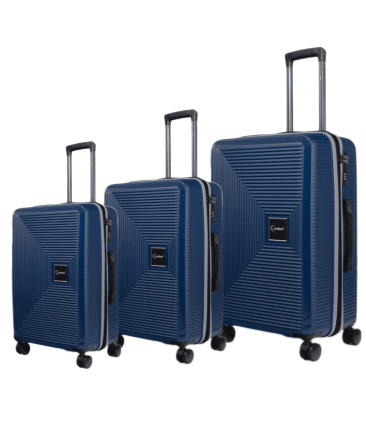 Σετ Βαλιτσών 3 Τεμαχίων Cardinal Anniversary 2015 Μπλε – 55/60/70cm Πολυπροπυλένιο για Κάθε Ταξίδι