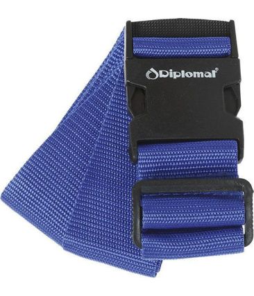 Ιμάντας Βαλίτσας 190cm Diplomat ACSTRAP1 Μπλε – Ασφάλεια & Σύσφιξη | Ρυθμιζόμενος με Κούμπωμα