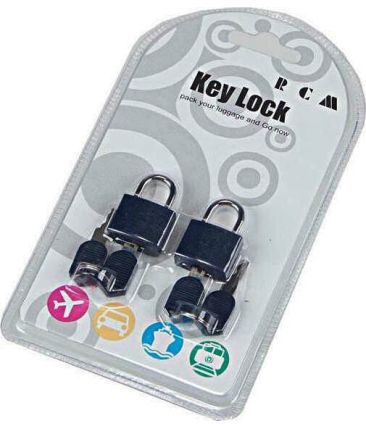 RCM TH1018 Πλαστικό Λουκέτο Πέταλο Μαύρο 25mm (Σετ 2 Τεμαχίων)
