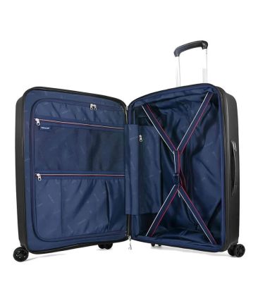 Βαλίτσα Μεσαία 68x45x28 Verage Diamond 18106 Μαύρο 89L | Premium Πολυπροπυλένιο, Έως 20kg & Άθραυστη
