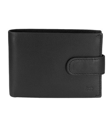 Ανδρικό Δερμάτινο Πορτοφόλι RCM 637 Μαύρο με RFID Προστασία