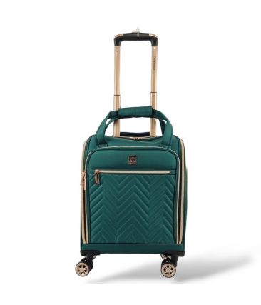 Μικρή Βαλίτσα Καμπίνας 46x35x20 Diplomat Monaco ZC9001-XS με 4 Ρόδες Πράσινο – Χειραποσκευή 23L Underseat
