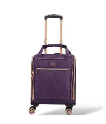 Μικρή Βαλίτσα Καμπίνας 46x35x20 Diplomat Monaco ZC9001-XS με 4 Ρόδες Μωβ – Χειραποσκευή 23L Underseat