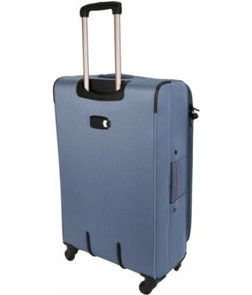 Βαλίτσα Μεγάλη Diplomat ZC6040-L The Athens Collection Μπλε 78x48x31 – 105L | Υφασμάτινη για 23kg+ με Θήκη Γκαρνταρόμπας