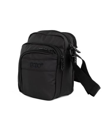 Ανδρικό Τσαντάκι Ώμου POLO 907007-2002 Μαύρο – Αδιάβροχο & Με Πολλές Τσέπες