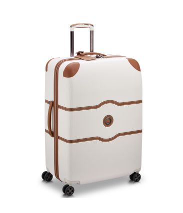 Μεγάλη Βαλίτσα 76,5cm DELSEY 167682106 Chatelet Air 2.0 Κρεμ 110L – Premium Series, Luxury, Polycarbonate για 23Kg και Άνω