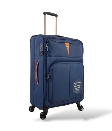 Μεσαία Βαλίτσα 68x43x30 Υφασμάτινη Diplomat Venice ZC6101-M Μπλε 75L | Premium  Αποσκευή – Επεκτάσιμη για 20 Κιλά