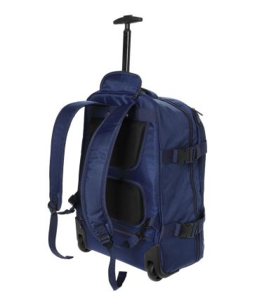 Υβριδικό Σακίδιο Καμπίνας Τροχήλατο Diplomat ZC111-55W Μπλε | 2-σε-1 Βαλίτσα & Backpack | Αδιάβροχο & Ανατομικό