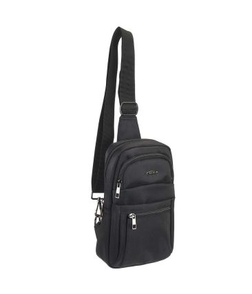 Ανδρικό Τσαντάκι Ώμου / Χιαστί RCM 8351-011 Μαύρο – Crossbody με Urban Design