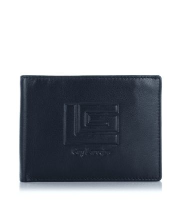 Δερμάτινο Ανδρικό Πορτοφόλι Guy Laroche 37505 Μπλε | RFID Προστασία, Θήκη Ταυτότητας & 7 Θέσεις Καρτών