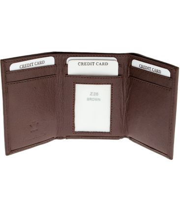 Δερμάτινη Καρτοθήκη RCM Z25 Καφέ με RFID & Θέση Χαρτονομισμάτων