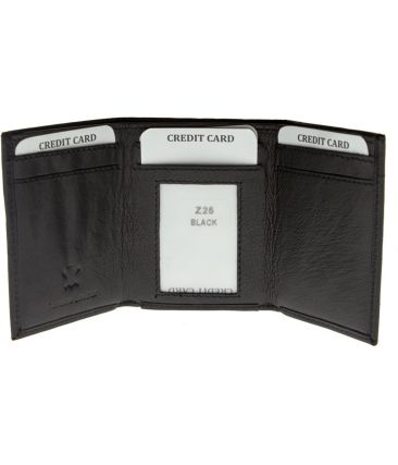 Δερμάτινη Καρτοθήκη RCM Z25 Μαύρο με RFID & Θέση Χαρτονομισμάτων