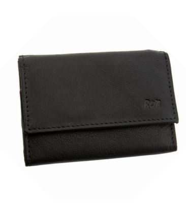 Δερμάτινο Μικρό Πορτοφόλι RCM Z19 Μαύρο με RFID Προστασία