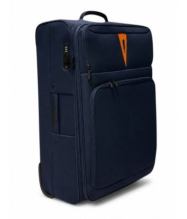 Μεγάλη Υφασμάτινη Premium Βαλίτσα 75x47x33 Diplomat Venice ZC6100-L Μπλε 100L | Επεκτάσιμη για 23+ Κιλά