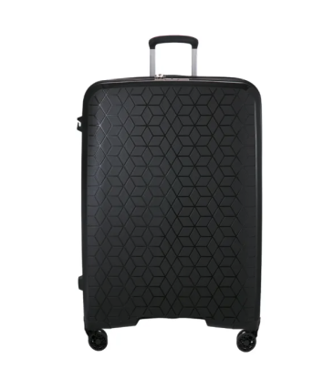 Βαλίτσα Μεγάλη 78x53x32 Verage Diamond 18106 Μαύρο 130L | Άθραυστη, Premium Ποιότητα για 23-32kg