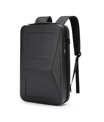 Επεκτάσιμο Σακίδιο Πλάτης Bange 2956 Μαύρο | Laptop 15.6" | Αδιάβροχο EVA Hardshell με USB | Υβριδικός Σχεδιασμός 2-σε-1