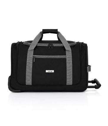 Σάκ Βουαγιάζ με Ρόδες Μικρό RCM 3081-20 Μαύρο 53cm – Αδιάβροχο, για Γυμναστήριο ή Weekend, 49L