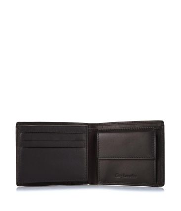 Μικρό Δερμάτινο Πορτοφόλι Guy Laroche 37509 Dark Brown | RFID Προστασία & Θέσεις Καρτών | Compact Design