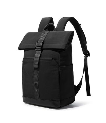 Αδιάβροχο Σακίδιο Πλάτης Roll Top Bange 3115 Μαύρο | Laptop 15.6" | Ελαφρύ Minimal Backpack Εργασίας & Ταξιδιού