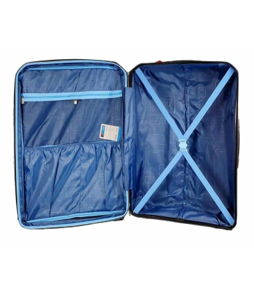 Μεγάλη Βαλίτσα Dielle 180-70 (75cm) Μπλε 114L |  Πολυπροπυλένιο, 4 Διπλά Ροδάκια | Για Check in 23+ Κιλά