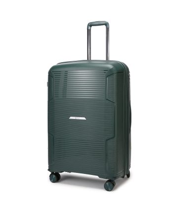 Μεγάλη Βαλίτσα 75.5x50x31.5/36 Cardinal 4006 Χακί 119L | Πολυπροπυλένιο με Αποσπώμενα Ροδάκια | Ιδανική για 23 Κιλά+