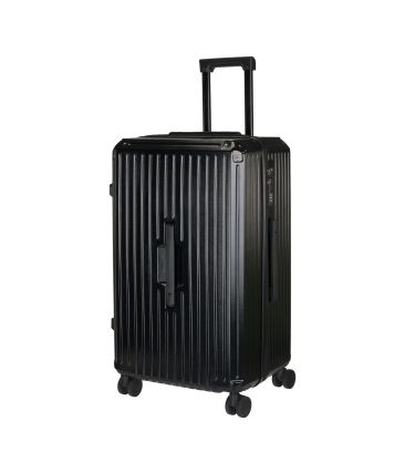Βαλίτσα Πολύ Μεγάλη RCM 502-XL Μαύρο 84εκ – Polycarbonate, TSA Κλειδαριά, με Θήκη Ποτηριού & 5 Ρόδες