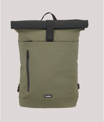 Σακίδιο Πλάτης Roll-Top Paulter 6002-L Χακί – 100% Αδιάβροχο με Θέση Laptop 16’’ – Μοντέρνο & Ανθεκτικό