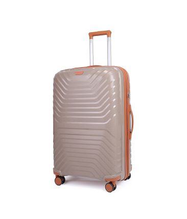 Βαλίτσα XL 86x36/41x56 Cardinal 7000 Μπεζ 163L | Τεράστια Βαλίτσα από Πολυπροπυλένιο | Ιδανική για 30+ Κιλά