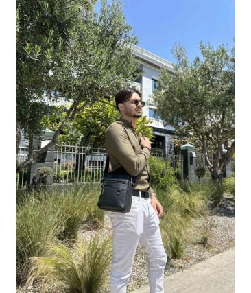 Δερμάτινο Ανδρικό Τσαντάκι Ώμου Cardinal 7012 Μαύρο – Casual Ανδρικό Αξεσουάρ Καθημερινής Χρήσης