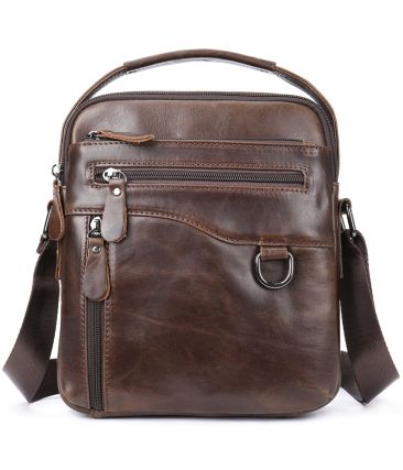 Δερμάτινο Ανδρικό Τσαντάκι Ώμου Cardinal 7012 Καφέ – Casual Ανδρικό Αξεσουάρ Καθημερινής Χρήσης
