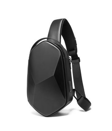 Τσαντάκι Ώμου / Χιαστί Crossbody Bange 7213 Μαύρο – Αδιάβροχο & Αντικραδασμικό – Premium Hard Shell & Anti-Theft