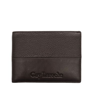 Δερμάτινο Ανδρικό Πορτοφόλι Guy Laroche 37705 Dark Brown| RFID Προστασία, Premium Ποιότητα & 7 Θέσεις Καρτών