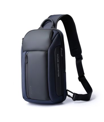 Τσαντάκι Ώμου Χιαστί Bange 7566 Μπλε – Crossbody με Θήκη iPad 11″ & Αδιάβροχο Υλικό