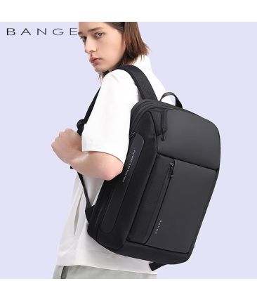 Ανδρικό Σακίδιο Πλάτης BANGE 7663 Μαύρο 24L – Επαγγελματικό Backpack με USB & Αντικλεπτικό Design