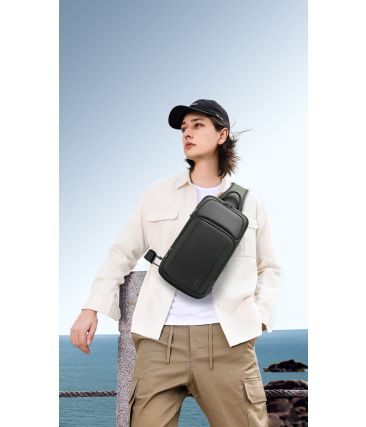 Τσαντάκι Ώμου Χιαστί Bange 7795 Μαύρο – Αδιάβροχο Crossbody με Αντικλεπτική Θήκη