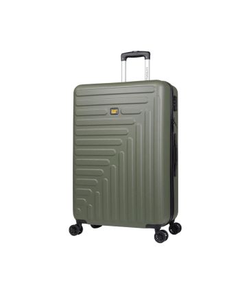 Μεγάλη Βαλίτσα Caterpillar Rockford 84683-551/70 Χακί 100L ABS Υλικό & 4 Διπλούς Τροχούς – για 23kg και Άνω Αεροδρομίου